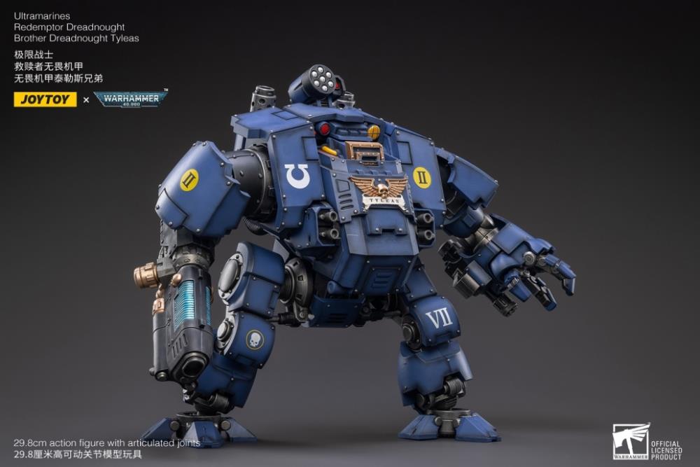 Warhammer 40K Ultramarines Redemptor Dreadnought Brother Tyleas 1/18 Scale Action Figure (Reissue)