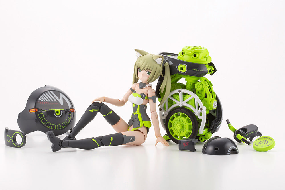 Frame Arms Girl x Maruttoys Innocentia (Racer Ver.) and Noseru (Racing Specs Ver.) Model Kit