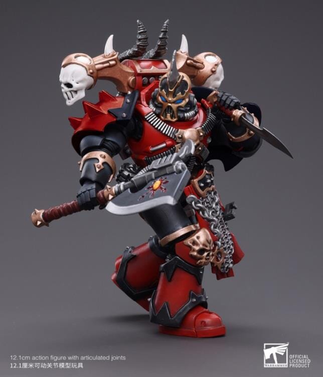 Warhammer 40K Chaos Space Marines Red Corsairs Exalted Champion Gotor the Blade 1/18 Scale Figure