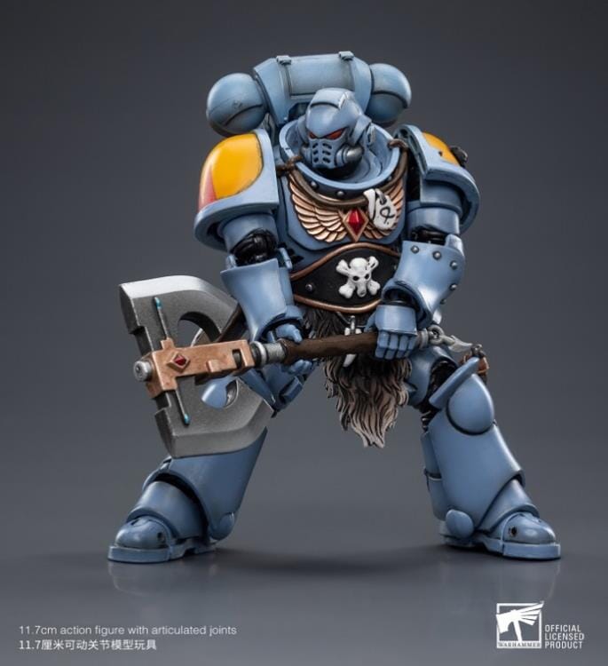 Warhammer 40K Space Wolves Claw Pack Sigyrr Stoneshield 1/18 Scale Figure (Reissue)