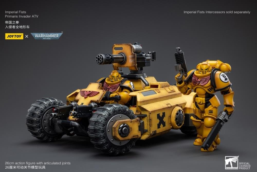 Warhammer 40k Imperial Fists Primaris Invader ATV 1/18 Scale Vehicle