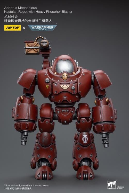 Warhammer 40K Adeptus Mechanicus Kastelan Robot with Heavy Phosphor Blaster 1/18 Scale Figure