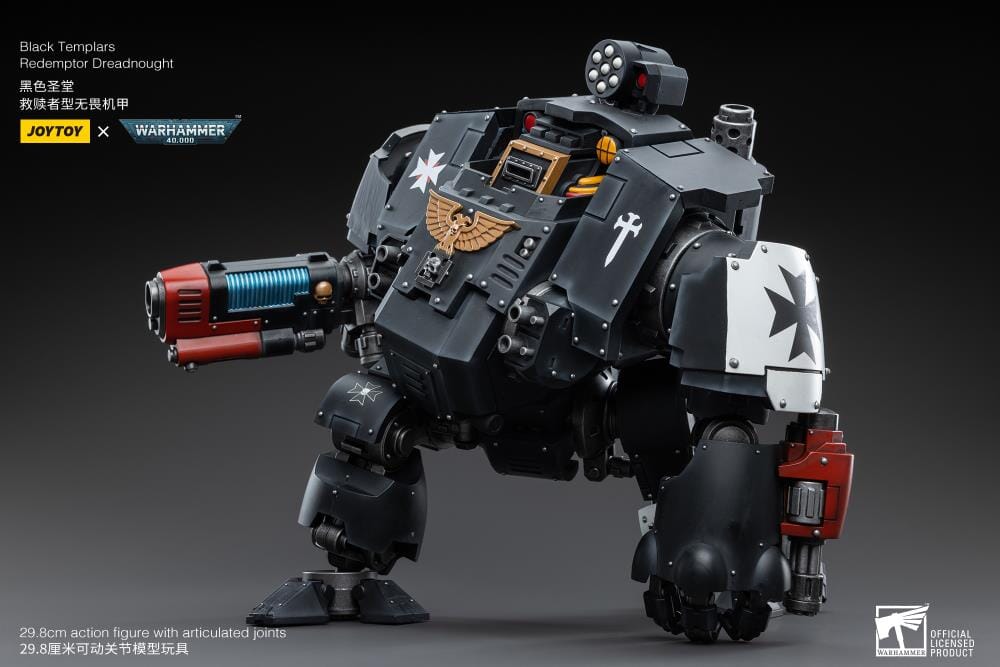 Warhammer 40K Black Templars Redemptor Dreadnought 1/18 Scale Figure