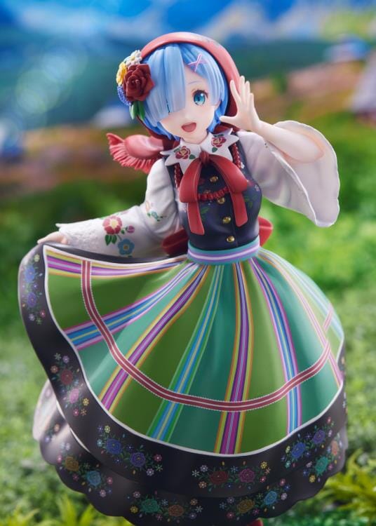 Re Zero Starting Life in Another World F Nex Rem (Country Dress Ver.) 1/7 Scale Figure