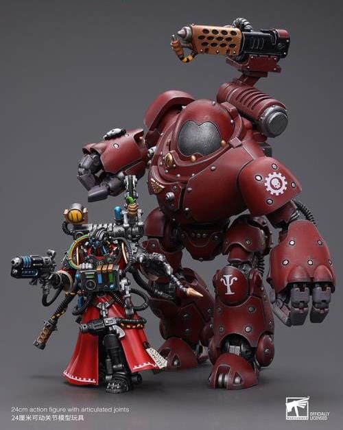 Warhammer 40k Adeptus Mechanicus Kastelan Robot with Incendine Combustor 1/18 Scale Figure