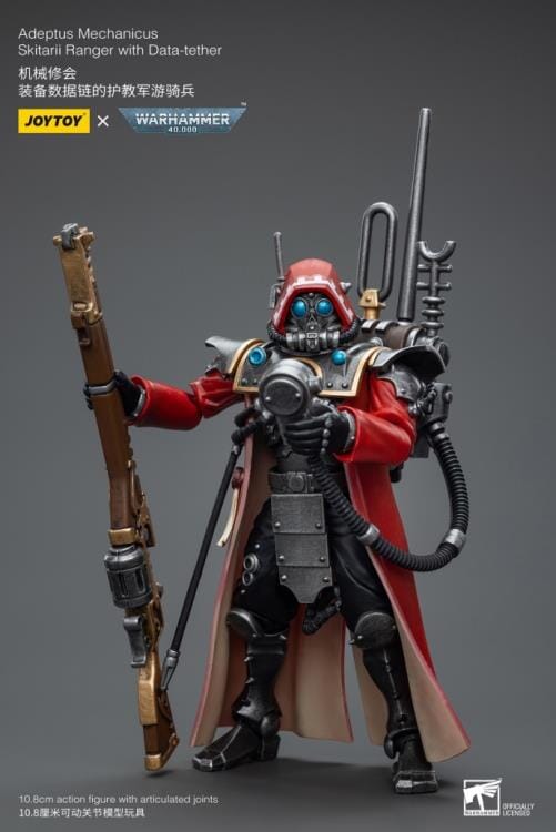 Warhammer 40K Adeptus Mechanicus Skitarrii Ranger with Data-Tether 1/18 Scale Figure