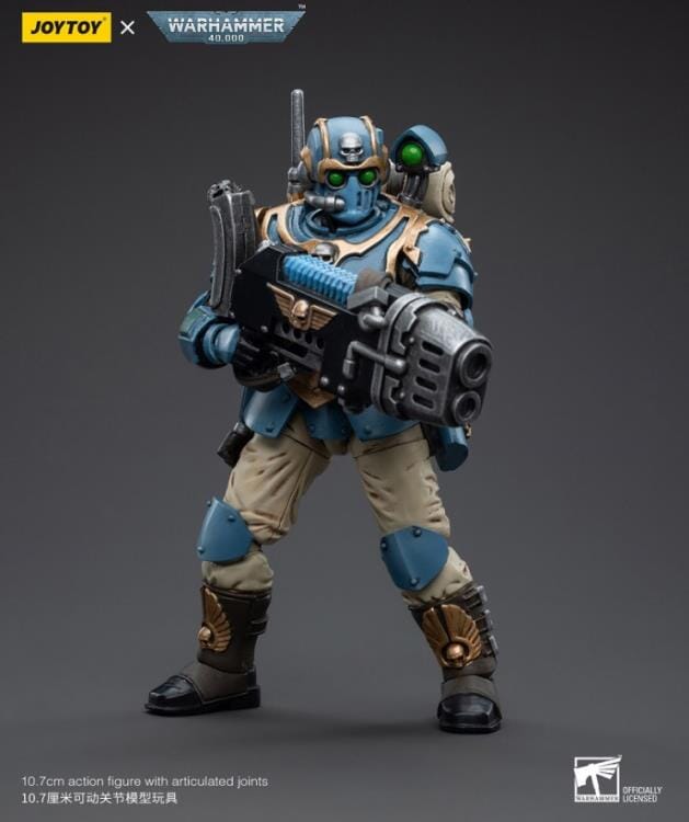 Warhammer 40k Astra Militarum Tempestus 55th Kappic Eagles Plasma Gunner 1/18 Scale Figure