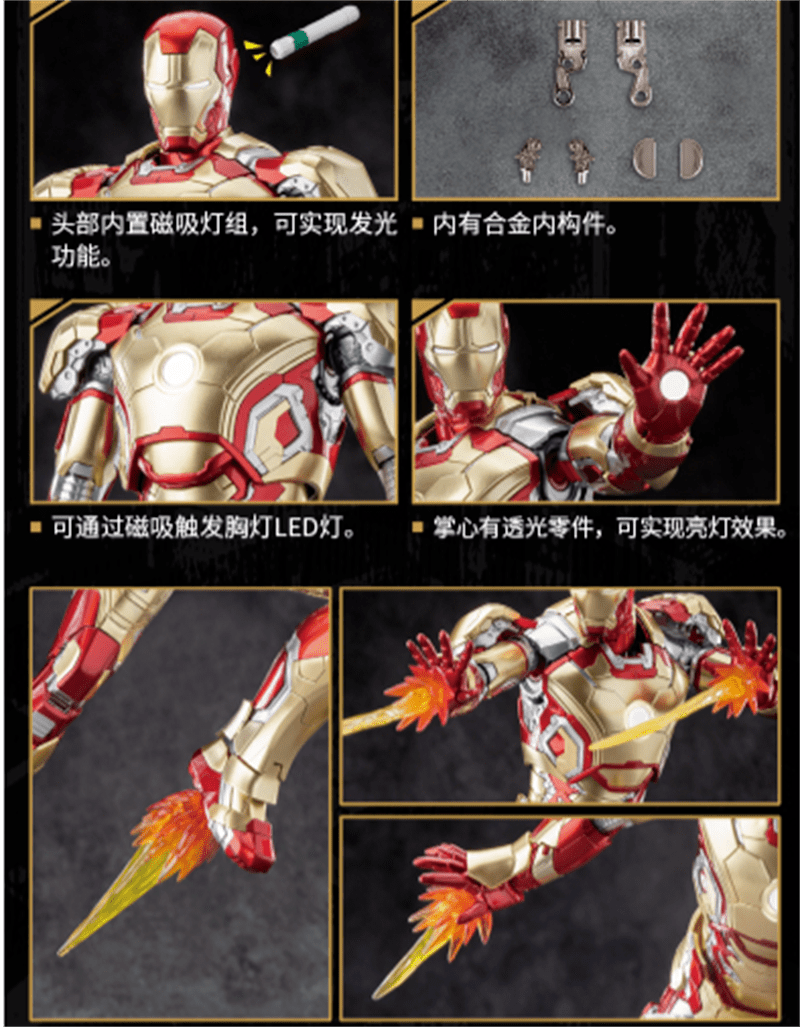 Morstorm Iron Man Mark XLII Soldier 1/9 Scale Model Kit