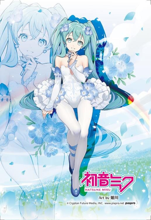 Vocaloid Hatsune Miku (Flower Fairy Nemophila Ver.) Noodle Stopper Figure (with Bonus)