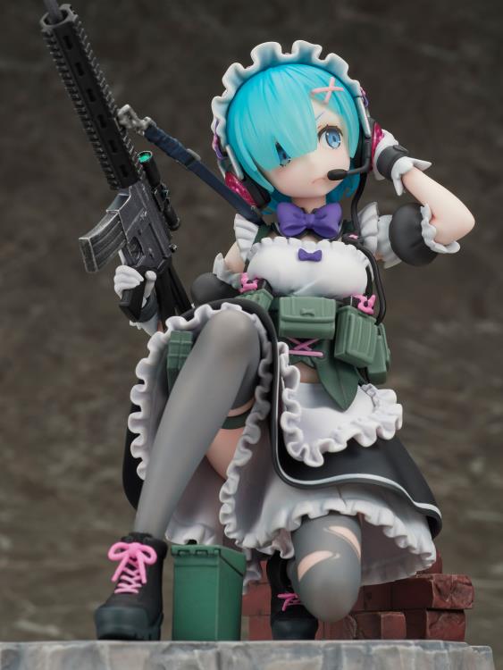 Re Zero Starting Life in Another World F Nex Rem (Military Ver.) 1/7 Scale Figure