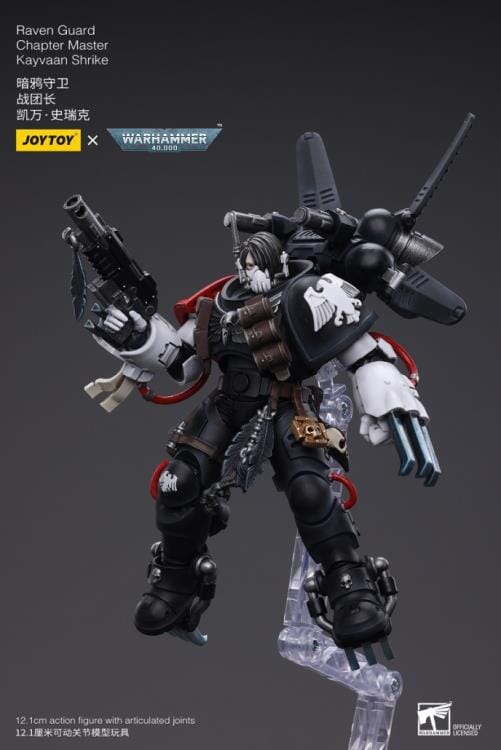 Warhammer 40K Raven Guard Chapter Master Kayvaan Shrike 1/18 Scale Figure