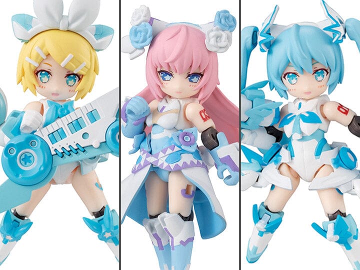 Vocaloid Desktop Singer Snow Miku Series Box of 3 Figures