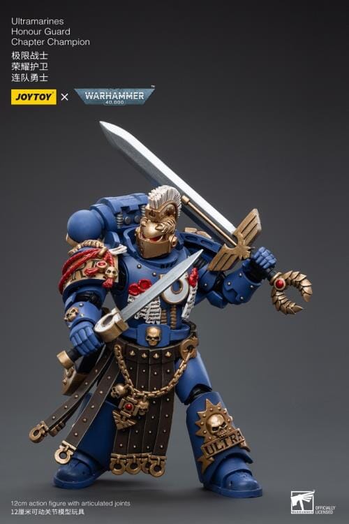 Warhammer 40K Ultramarines Honor Guard Chapter Champion 1/18 Scale Figure