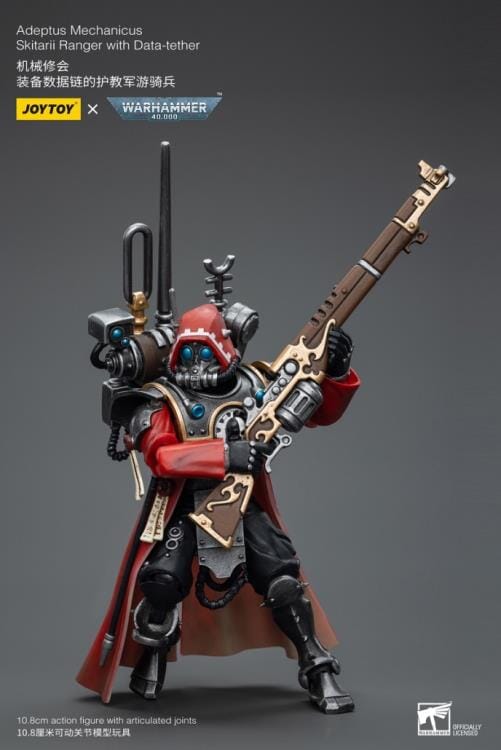 Warhammer 40K Adeptus Mechanicus Skitarrii Ranger with Data-Tether 1/18 Scale Figure