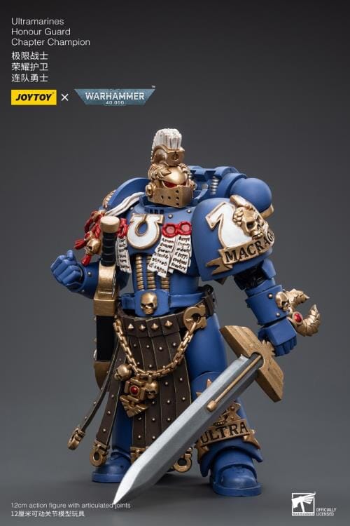 Warhammer 40K Ultramarines Honor Guard Chapter Champion 1/18 Scale Figure