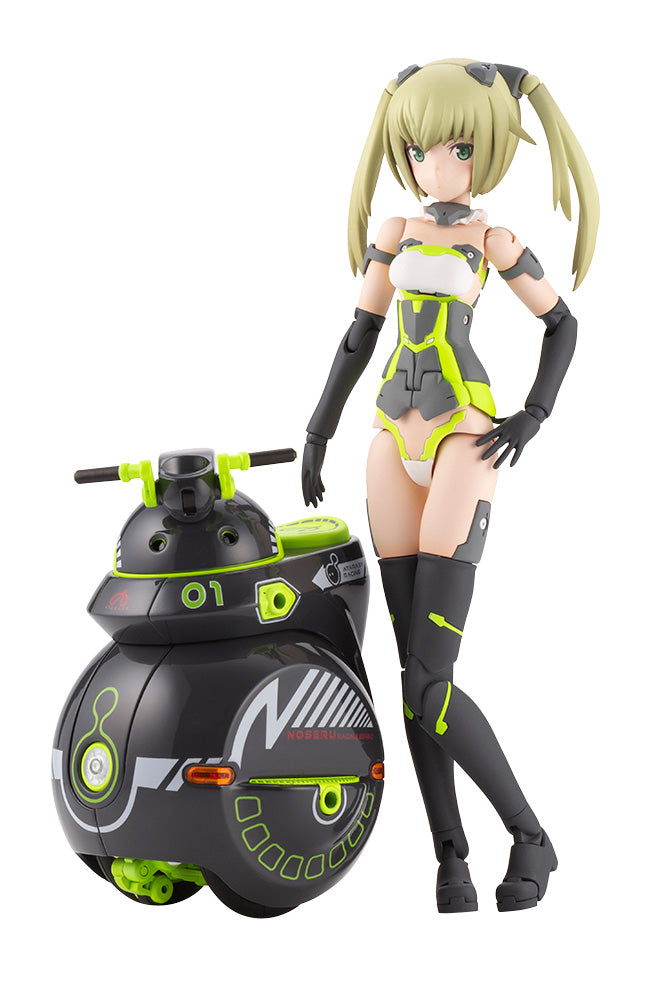 Frame Arms Girl x Maruttoys Innocentia (Racer Ver.) and Noseru (Racing Specs Ver.) Model Kit