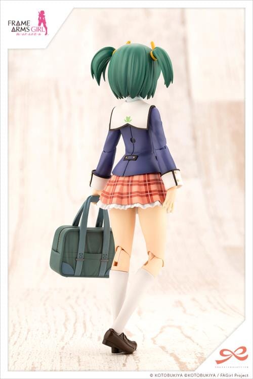 Frame Arms Girl Sousai Shoujo Teien Wakaba Girls' High School Winter Clothes Bukiko Kotobuki 1/10 Scale Model Kit