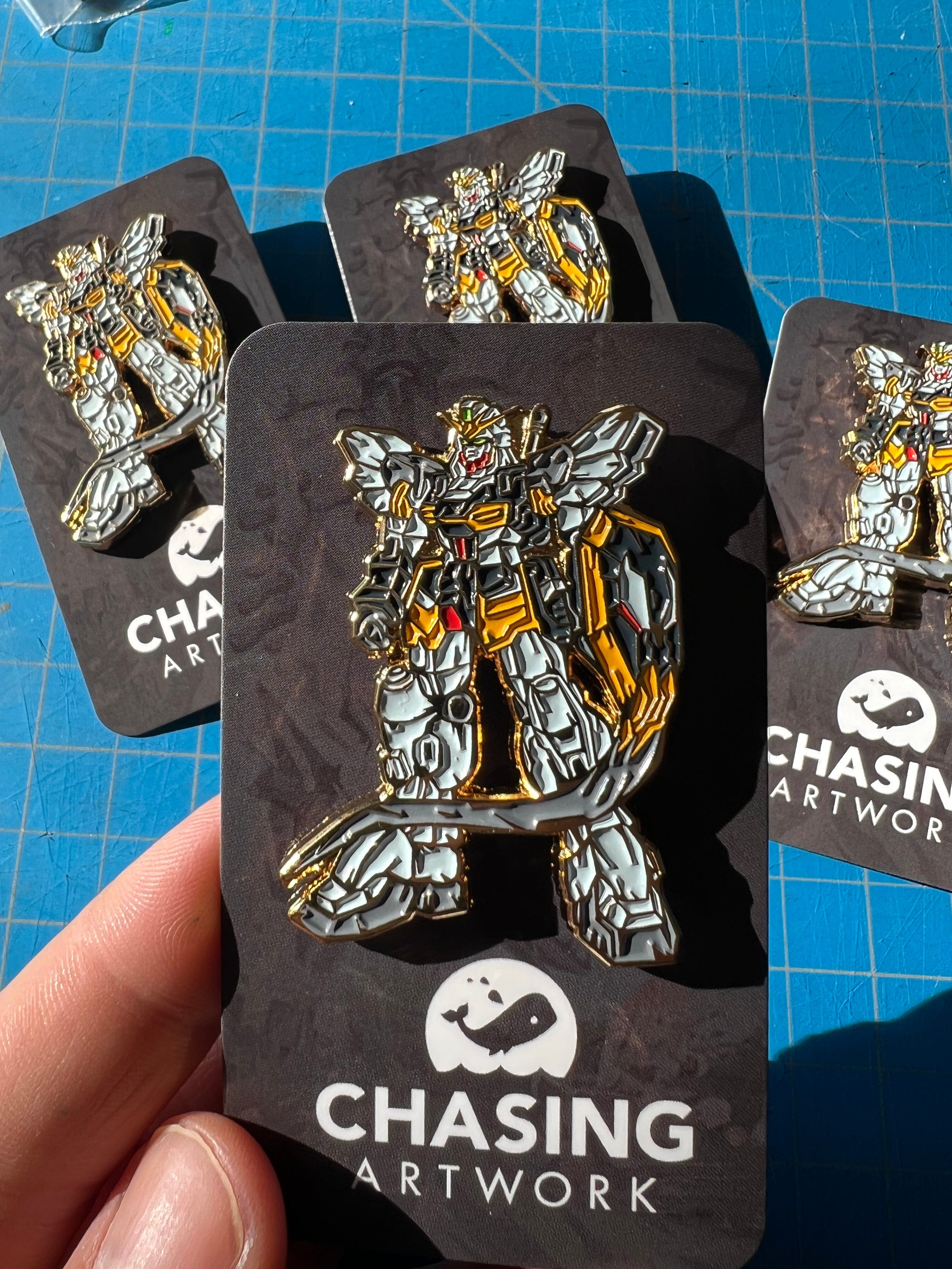 Limited Chasing Artwork Gundam Sandrock Enamel Pin