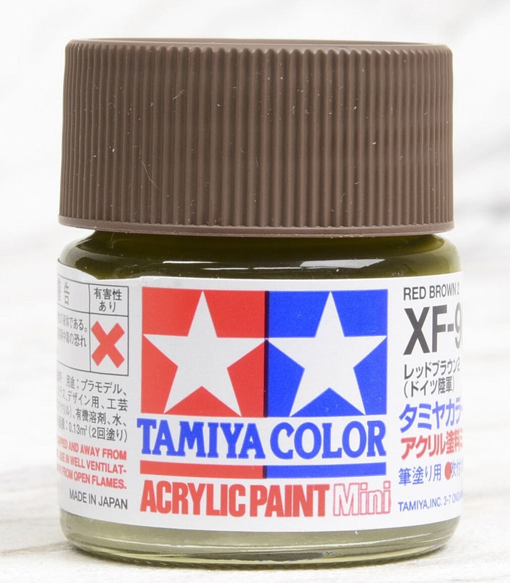 Tamiya Color Red Brown 2 Mini Acrylic Matte Finish XF-90