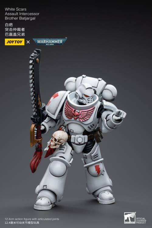 Warhammer 40K White Scars Assault Intercessor Brother Batjargal 1/18 Scale Figure (Reissue)