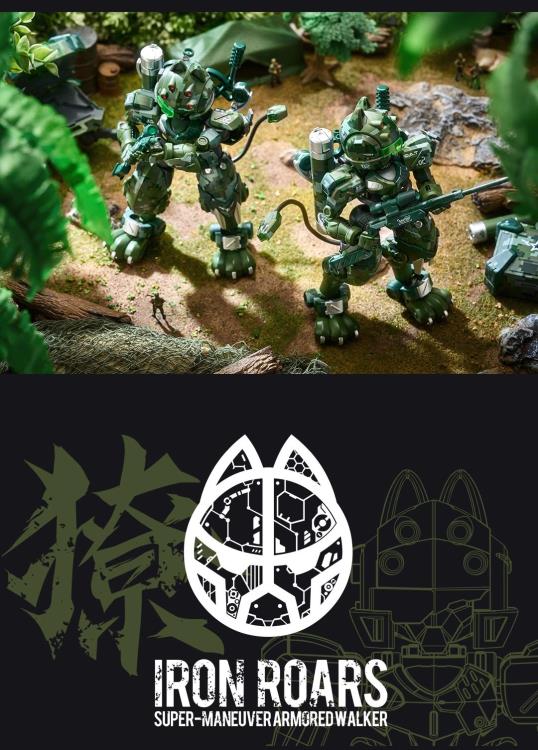 Iron Roars Maneuver Armored Walker C.A.T.-02 Fang (Jungle Camouflage Ver.) 1/60 Scale Limited Edition Model Kit