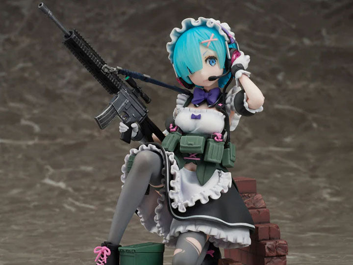 Re Zero Starting Life in Another World F Nex Rem (Military Ver.) 1/7 Scale Figure