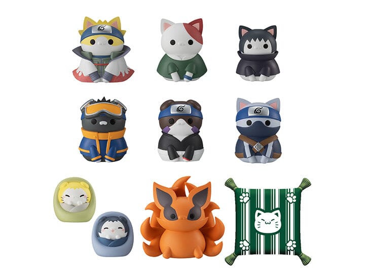 Naruto Shippuden Nyaruto! Mega Cat Project Vol.5 Once Upon a Time in Konoha Boxed Set of 8 Figures (With Gift)