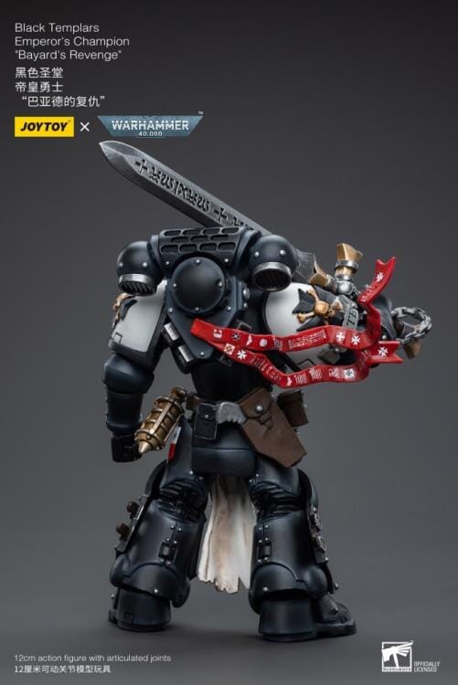 Warhammer 40K Black Templars Emperor's Champion Bayard's Revenge 1/18 Scale Figure