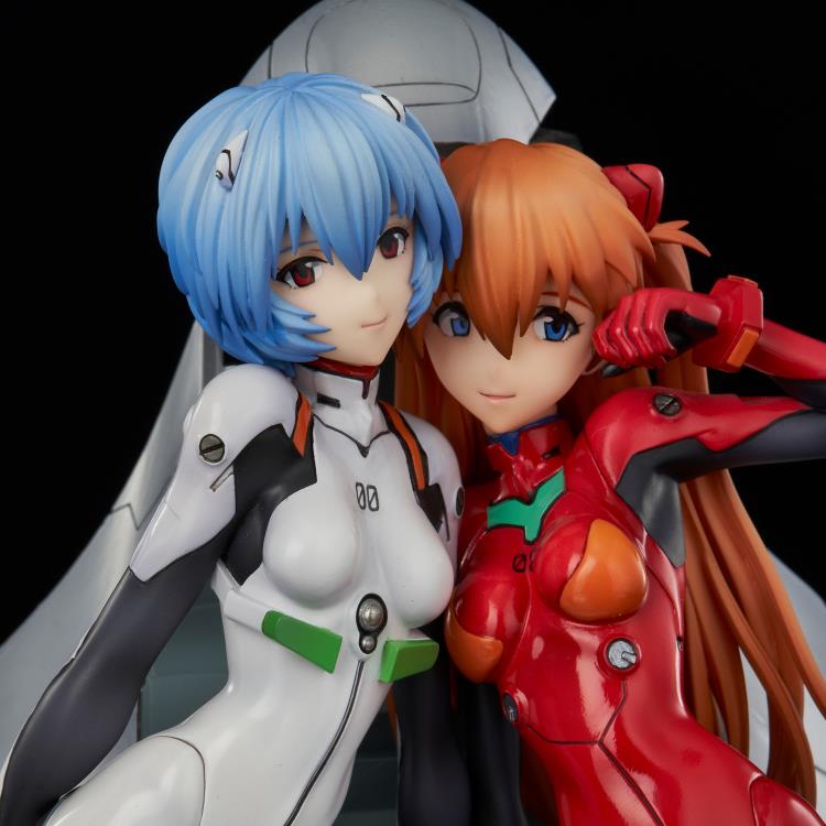 Neon Genesis Evangelion Rei & Asuka Twinmore Object Figure