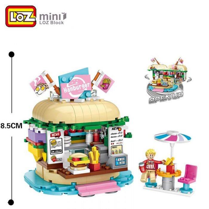 LOZ Mini Modular 1730 Hamburger Shop