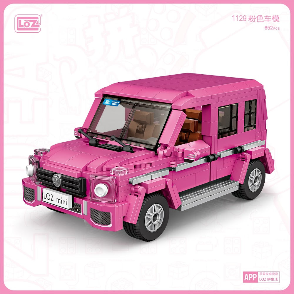 LOZ Mini 1129 Pink SUV