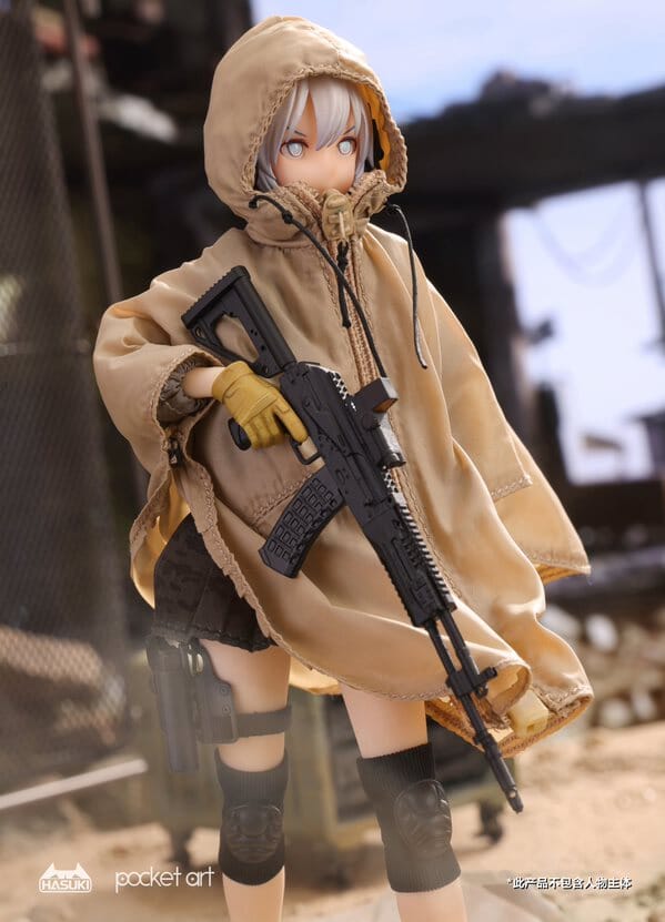 Pocket Art Series Tactical Raincoat 1/12 Scale Accessory