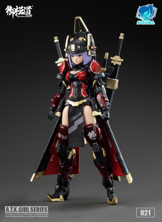 A.T.K. Girl Brocade-Clad Elite Guard (Jinyi Wei JW021 - Red Ver.) 1/12 Scale Model Kit