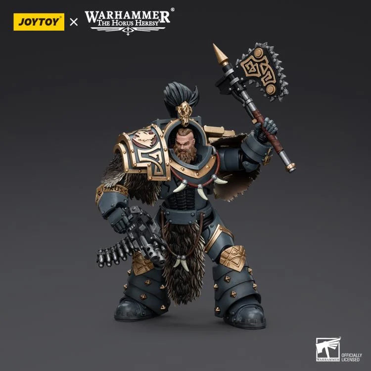 Warhammer 40k Space Wolves Varagyr Wolf Guard Squad Varagyr Terminator 4 1/18 Scale Action Figure