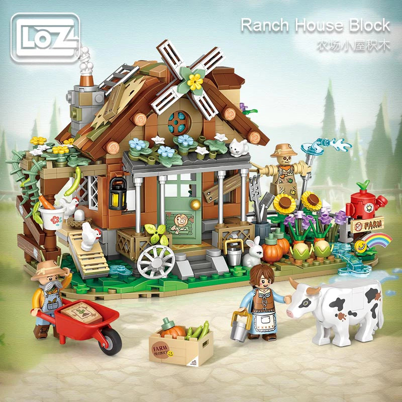 LOZ Creator Series 1281 Farm Cottage Autumn House Ranch