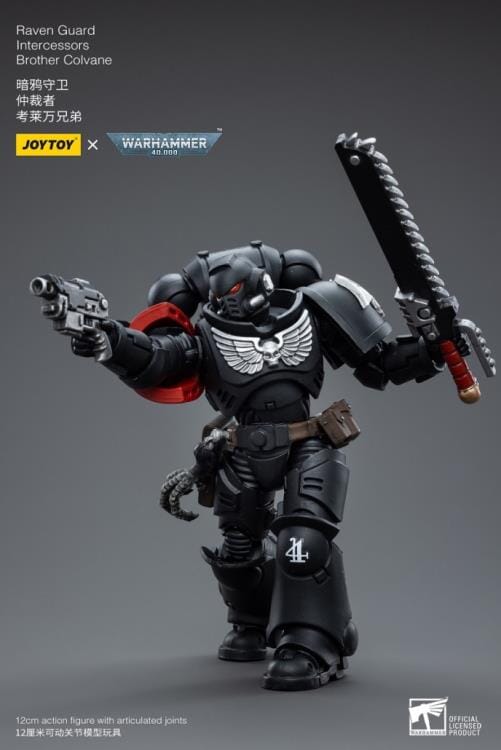 Warhammer 40K Raven Guard Intercessors Brother Colvane 1/18 Scale Figure