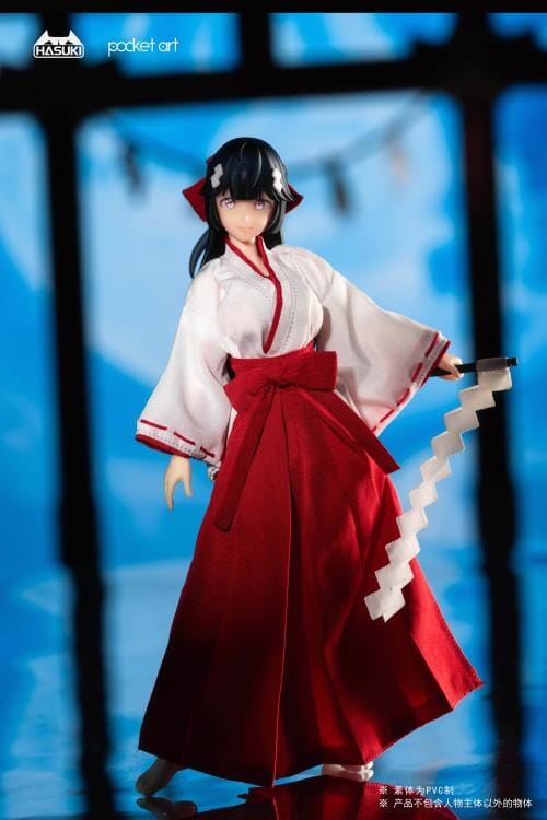 Pocket Art Series Exorcism Shrine Maiden Tsubaki 1/12 Scale Figure