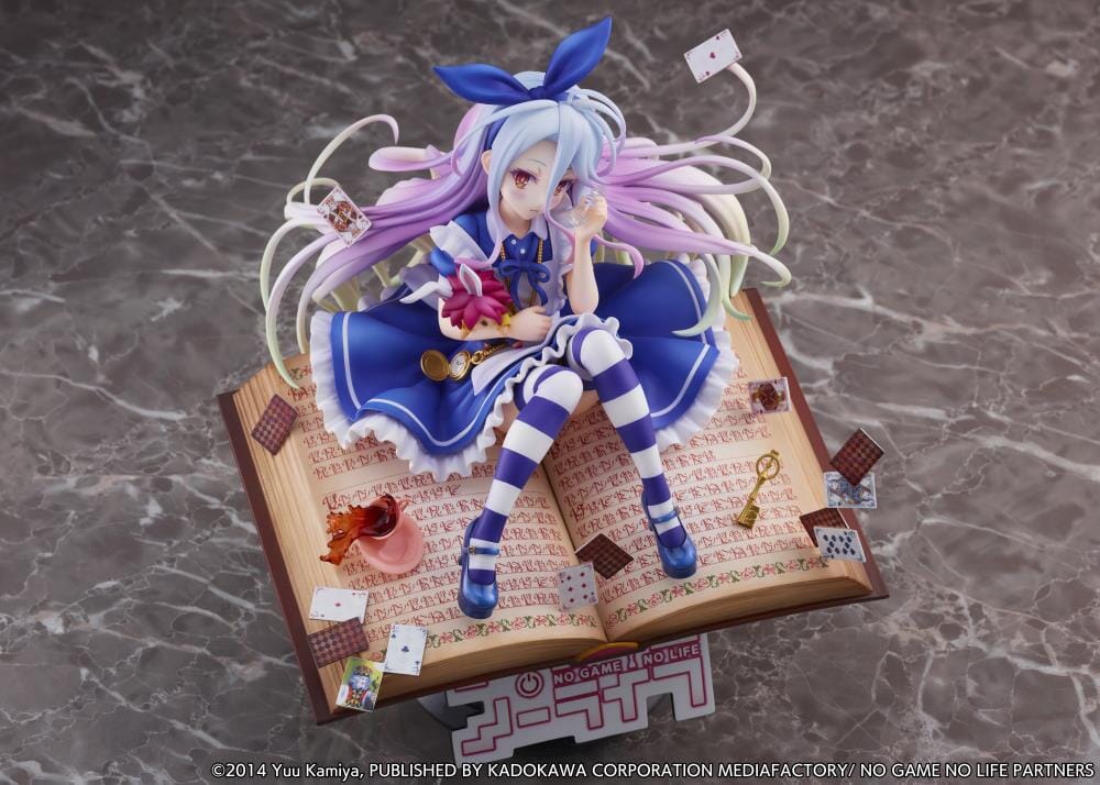 No Game No Life Shiro (Alice in Wonderland Ver.) 1/7 Scale Shibuya Scramble Figure