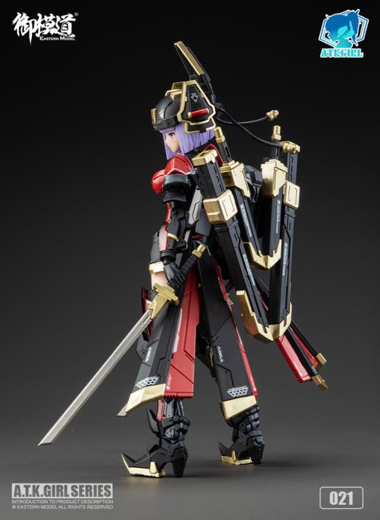 A.T.K. Girl Brocade-Clad Elite Guard (Jinyi Wei JW021 - Red Ver.) 1/12 Scale Model Kit