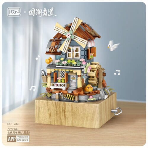 LOZ Ideas 1239 Windmill Music Box