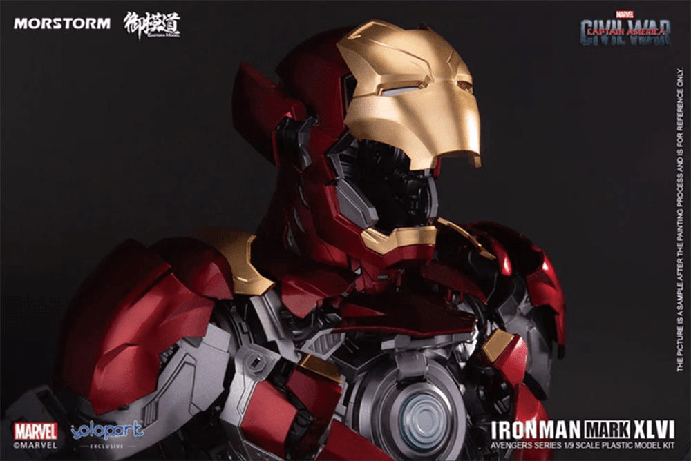 Captain America: Civil War Iron Man Mark 46 Bust Model Kit