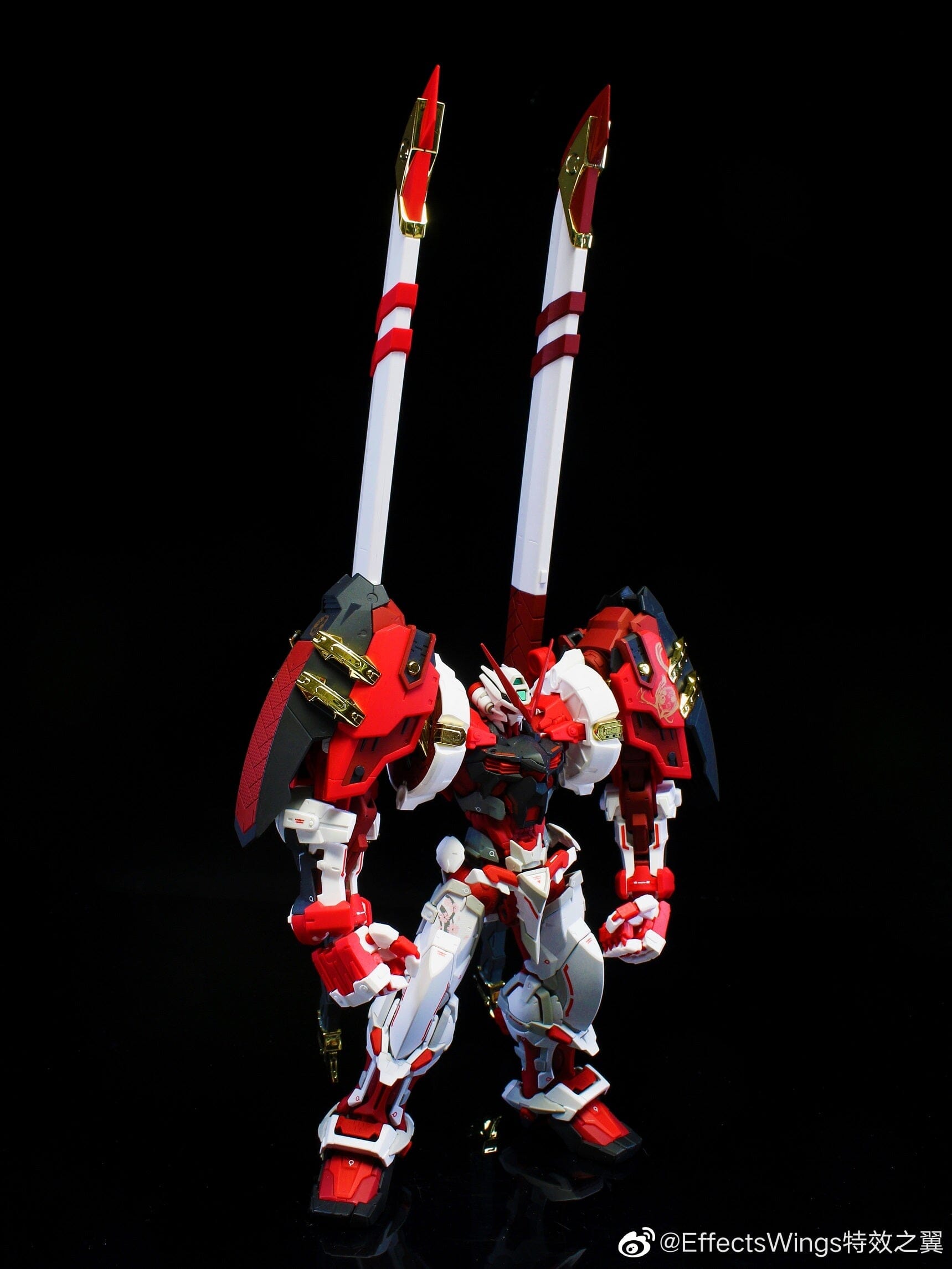 Effect Wings 1/60 Red Astray Katana Model Set x2