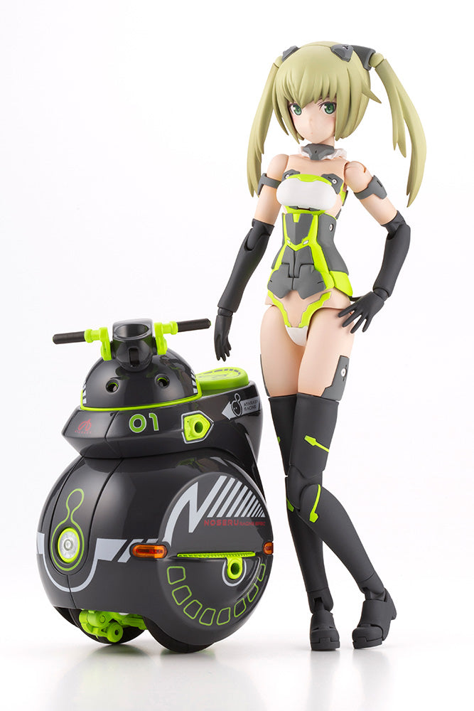 Frame Arms Girl x Maruttoys Innocentia (Racer Ver.) and Noseru (Racing Specs Ver.) Model Kit