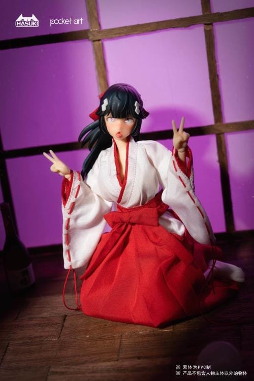 Pocket Art Series Exorcism Shrine Maiden Tsubaki 1/12 Scale Figure