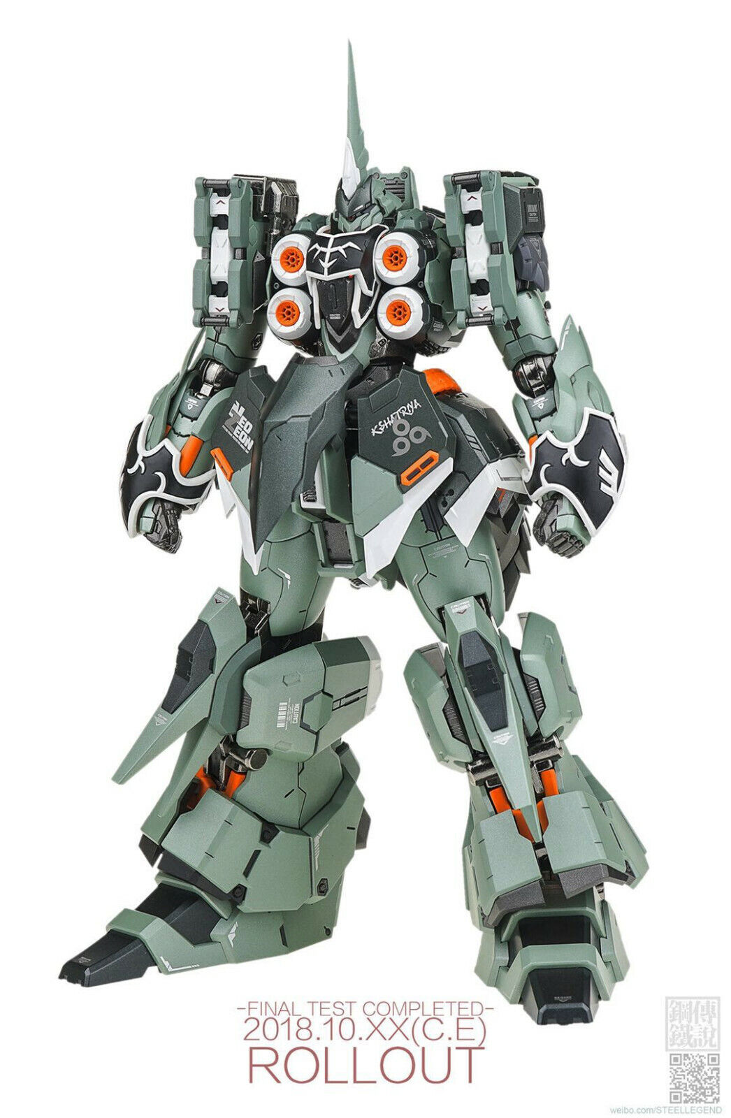 Steel Legend 1/100 Sl-01 Kshatriya Nz666 Alloy Version Metal Build