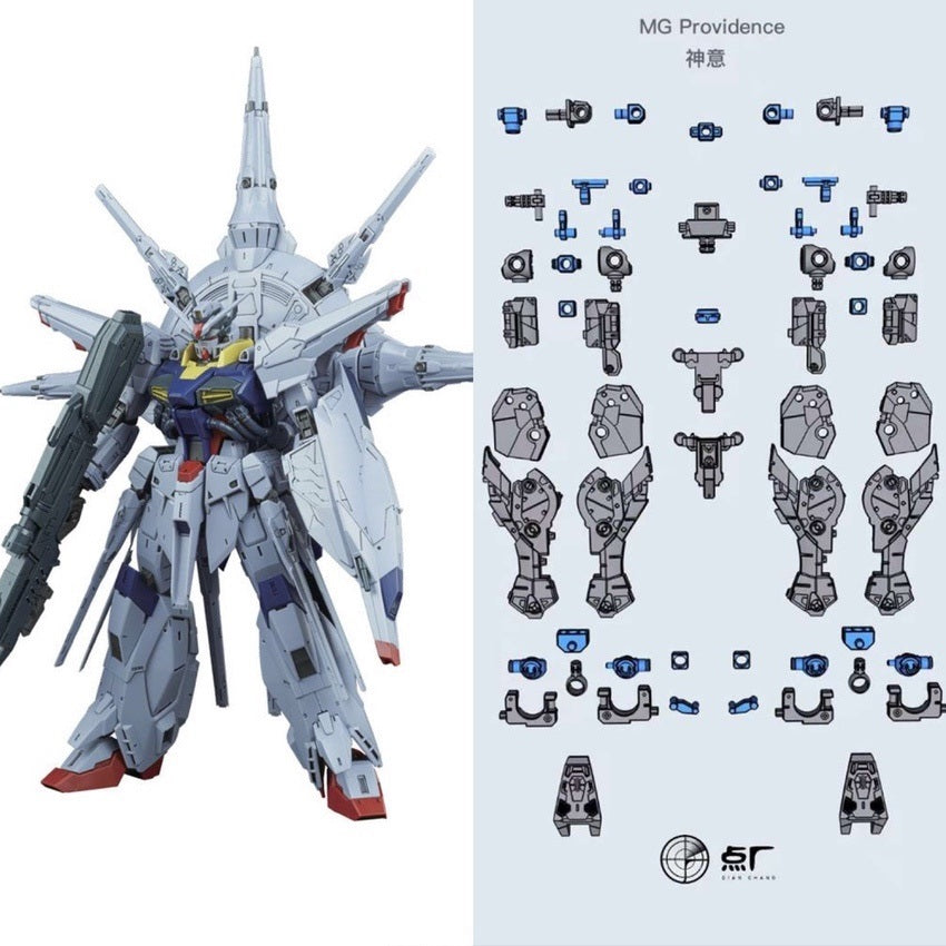 Dot Workshop PFS02-3 Metal Parts for Bandai MG ZGMF-X13A Providence Gundam