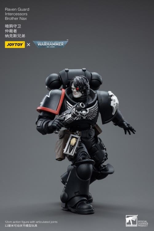 Warhammer 40K Raven Guard Intercessors Brother Nax 1/18 Scale Figure (Reissue)