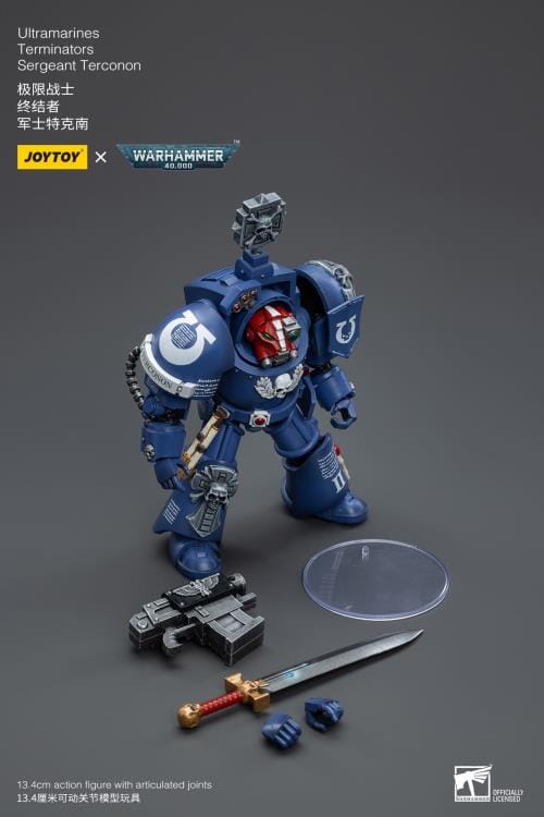 Warhammer 40K Ultramarines Terminators Sergeant Terconon 1/18 Scale Figure