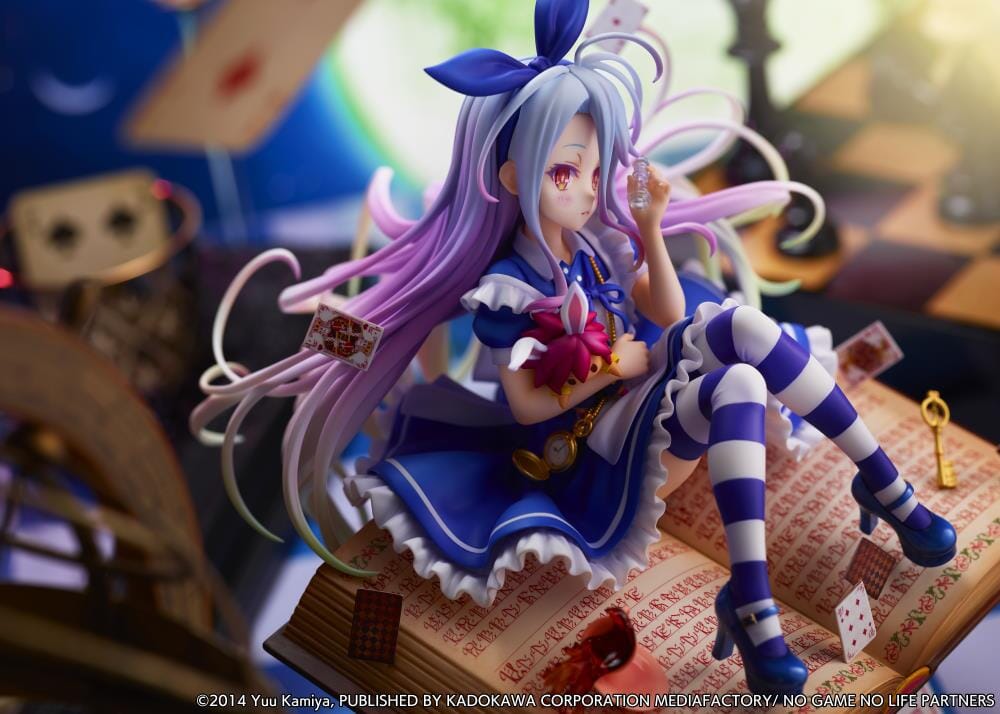 No Game No Life Shiro (Alice in Wonderland Ver.) 1/7 Scale Shibuya Scramble Figure