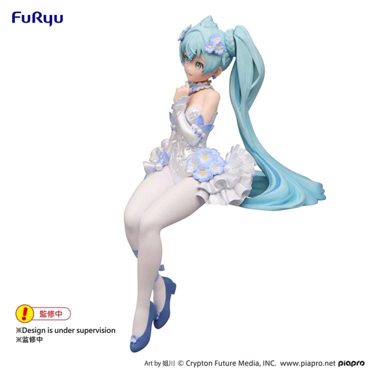 Vocaloid Hatsune Miku (Flower Fairy Nemophila Ver.) Noodle Stopper Figure (with Bonus)